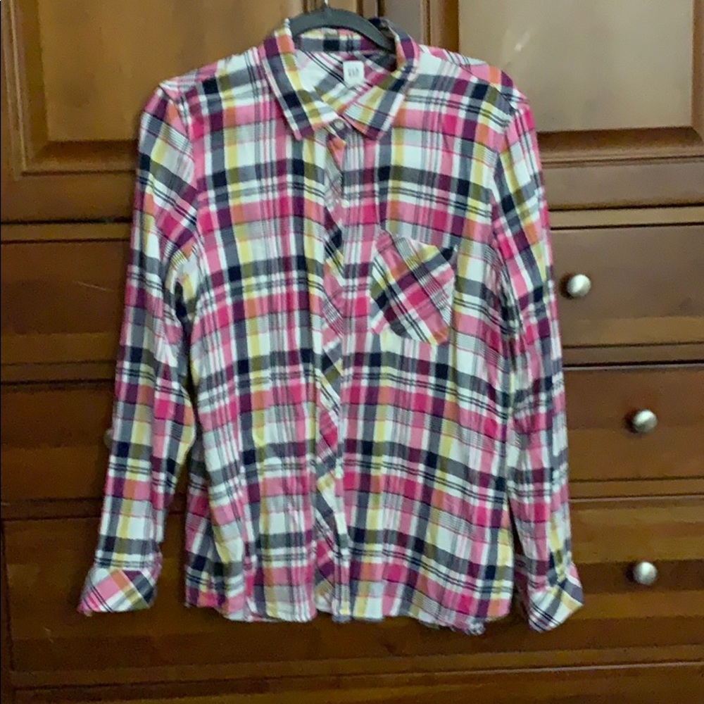Plaid flannel shirt
